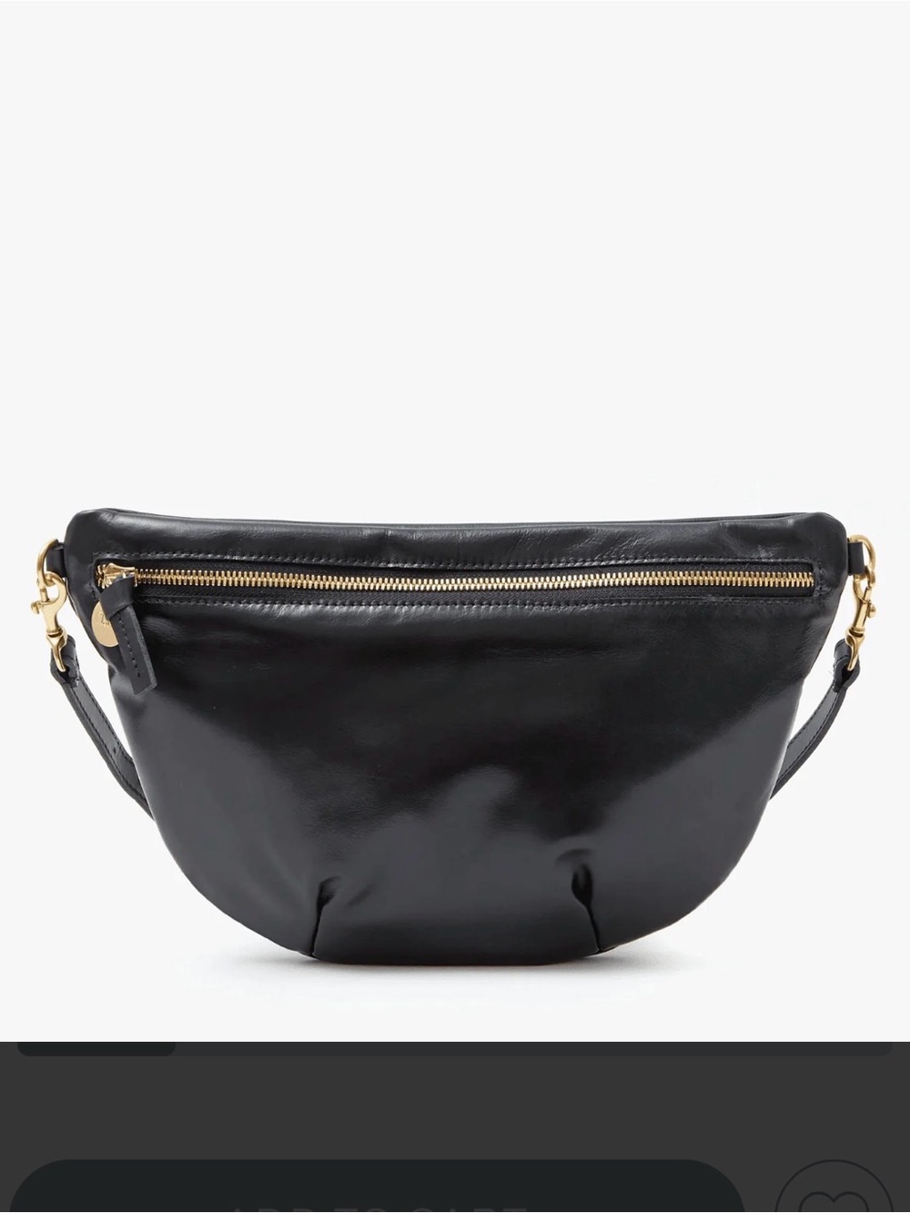 Like New Clare V. Grande Fanny - Black Leather